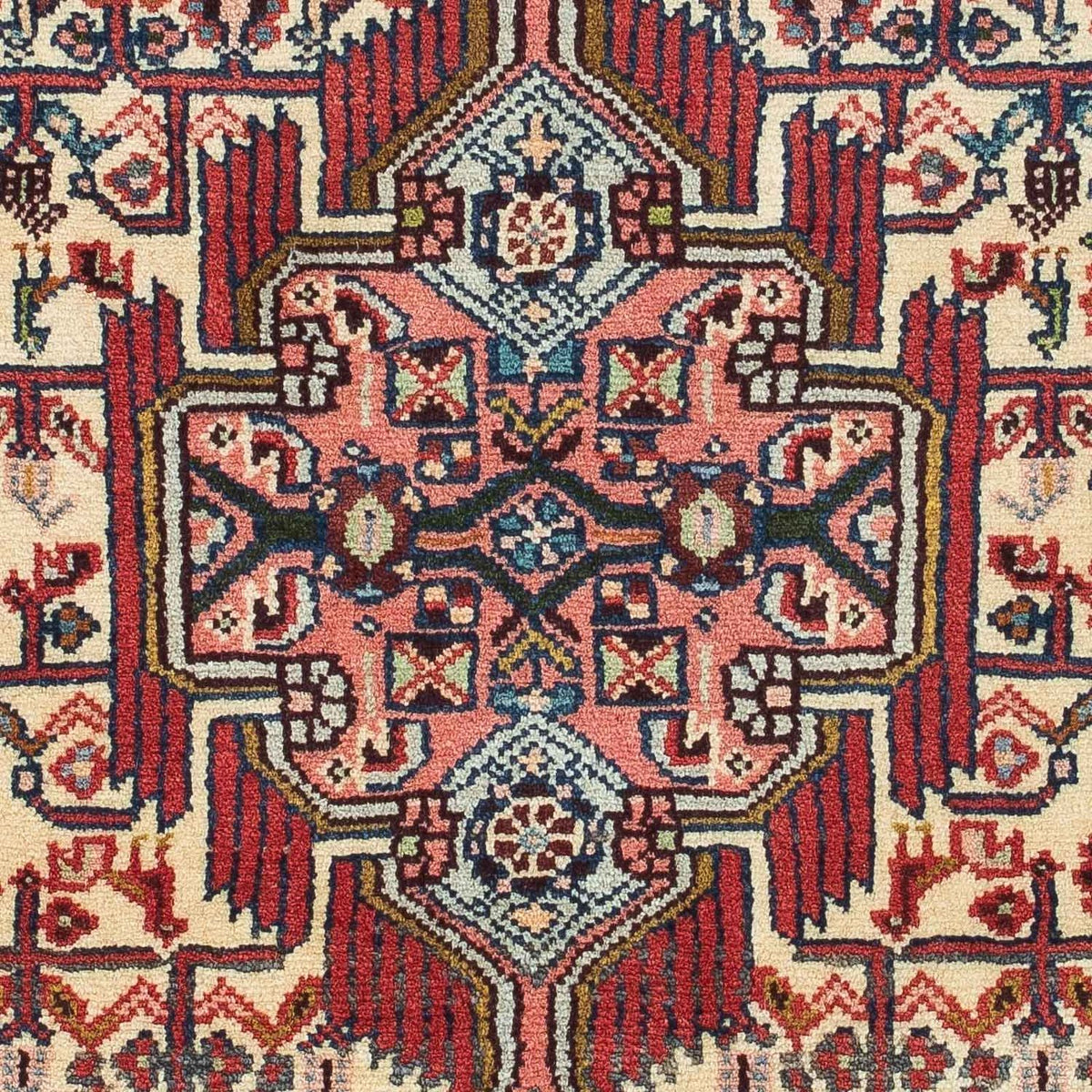 Persisk tæppe - Nomadisk - 133 x 88 cm - beige