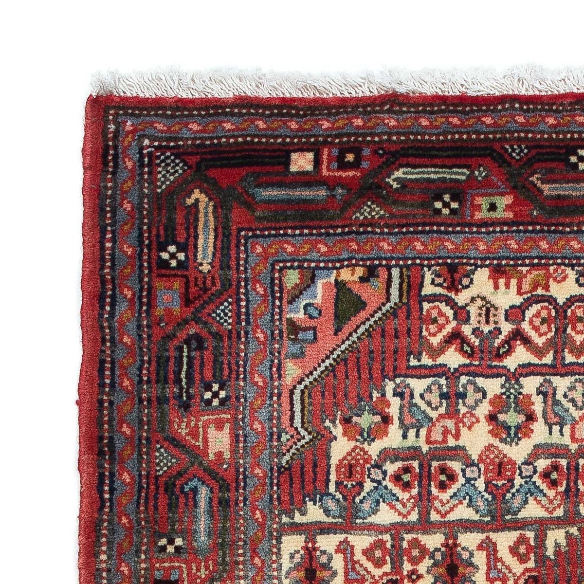Persisk tæppe - Nomadisk - 133 x 88 cm - beige