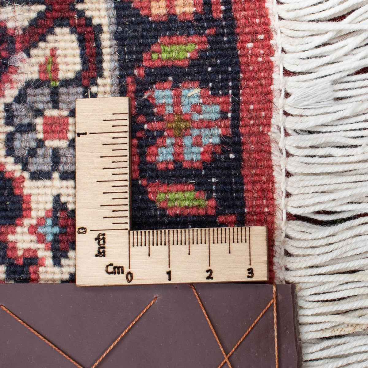 Løber Persisk tæppe - Bijar - 290 x 85 cm - mørkerød