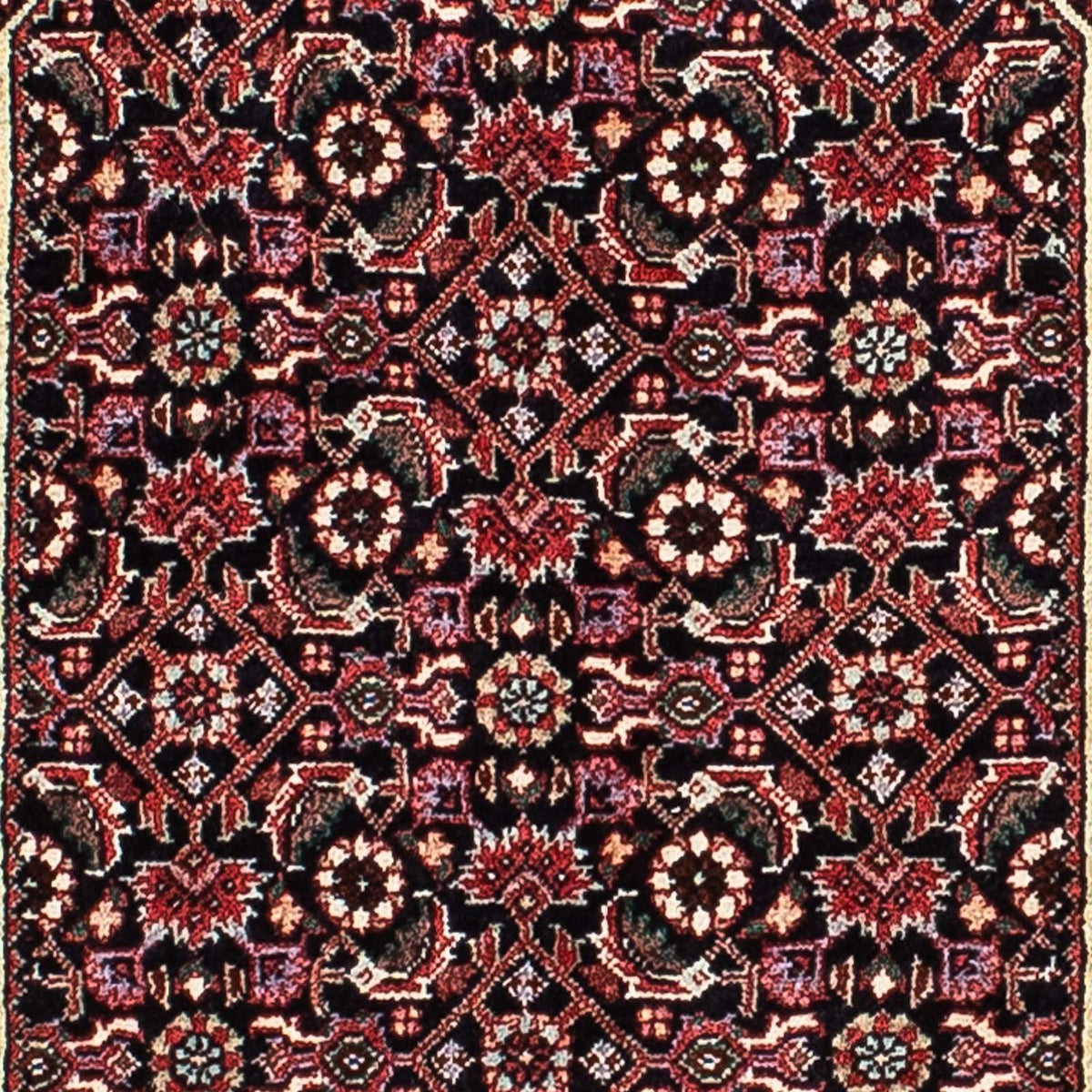 Persisk tæppe - Bijar - 205 x 134 cm - flerfarvet
