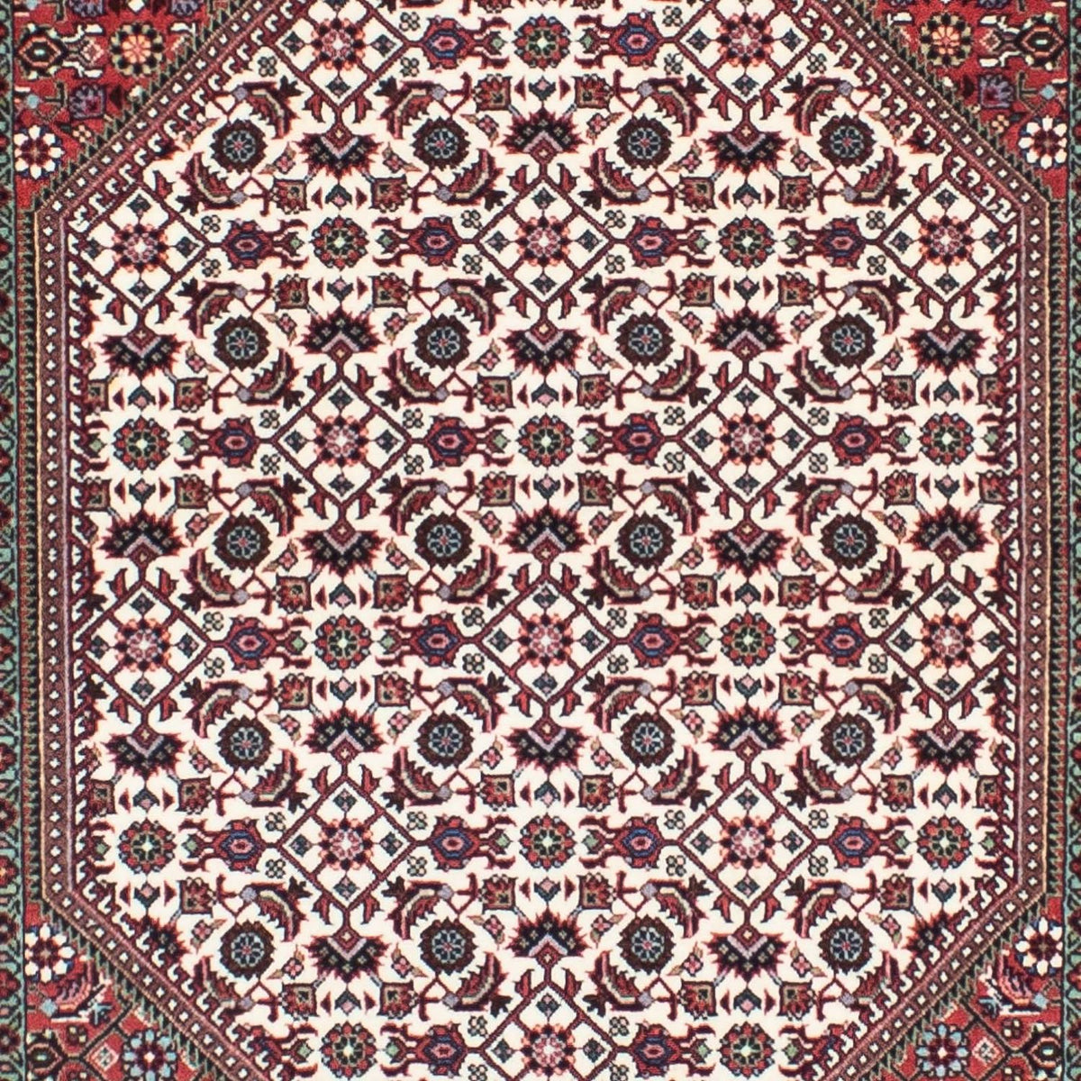 Løber Persisk tæppe - Bijar - 305 x 84 cm - beige