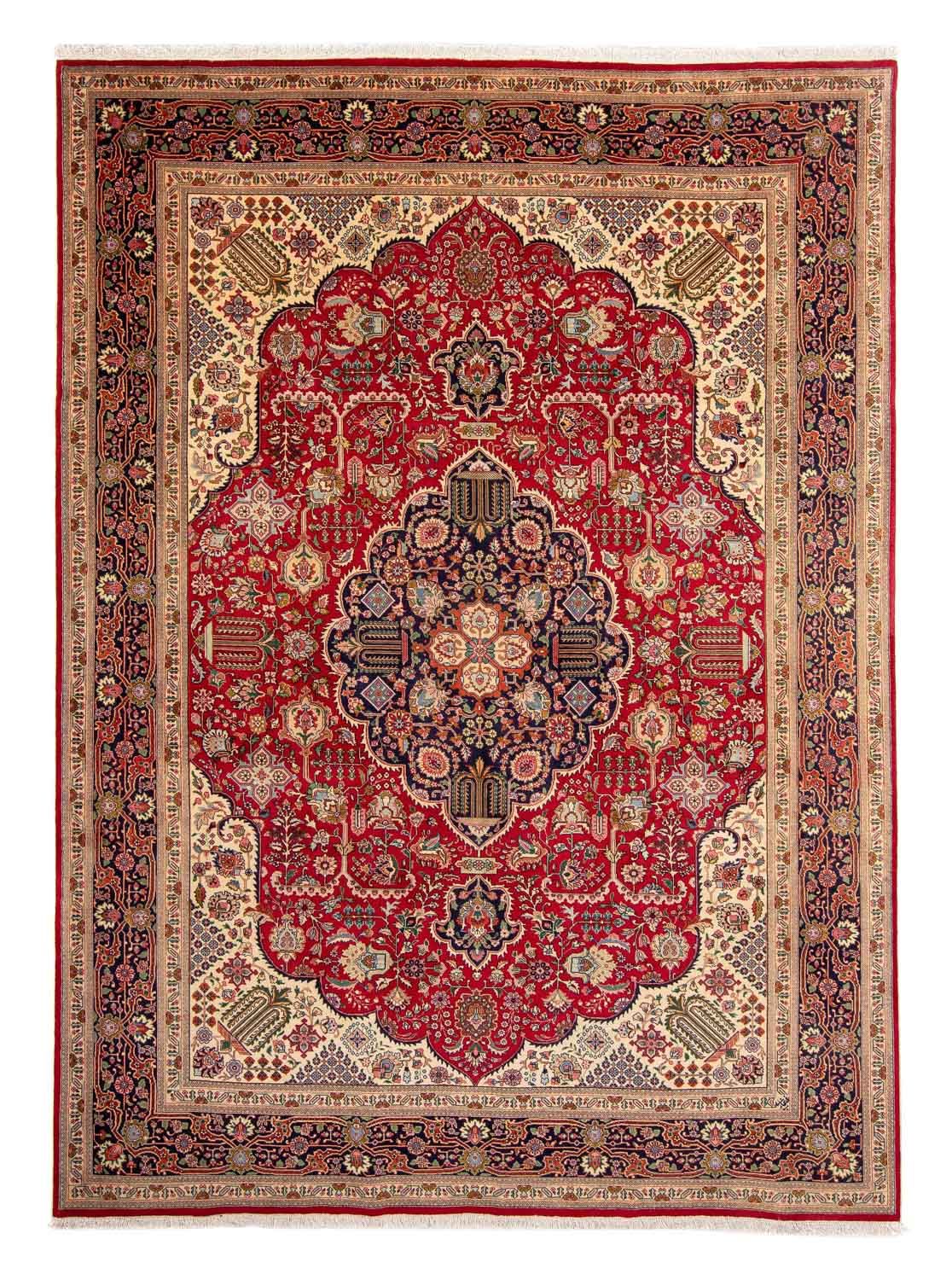 Persisk tæppe - Tabriz - Royal - 337 x 243 cm - rød