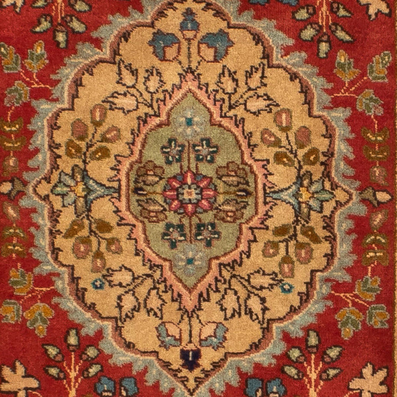 Løber Persisk tæppe - Tabriz - Royal - 365 x 78 cm - rød