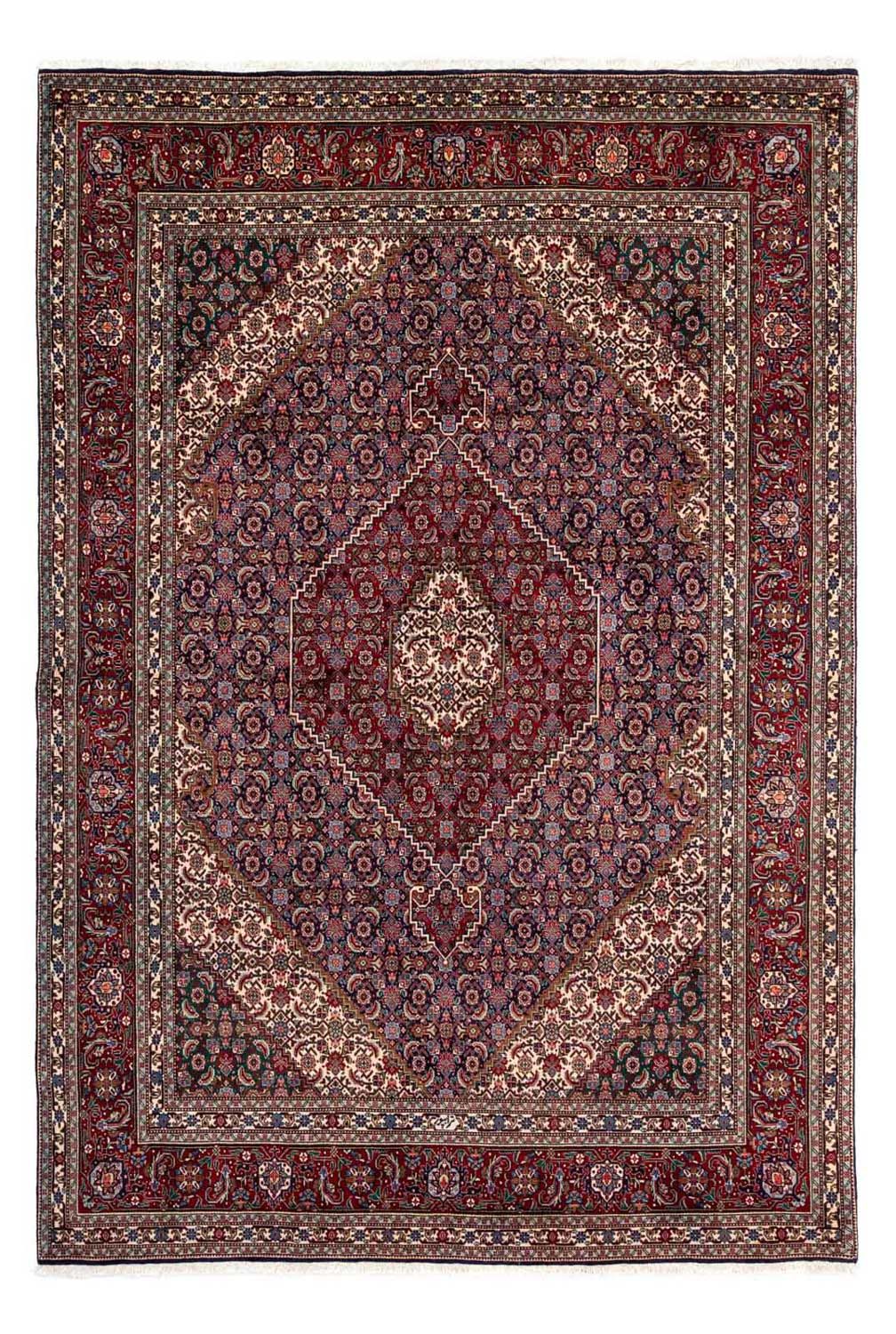 Persisk tæppe - Tabriz - Royal - 298 x 202 cm - mørkerød