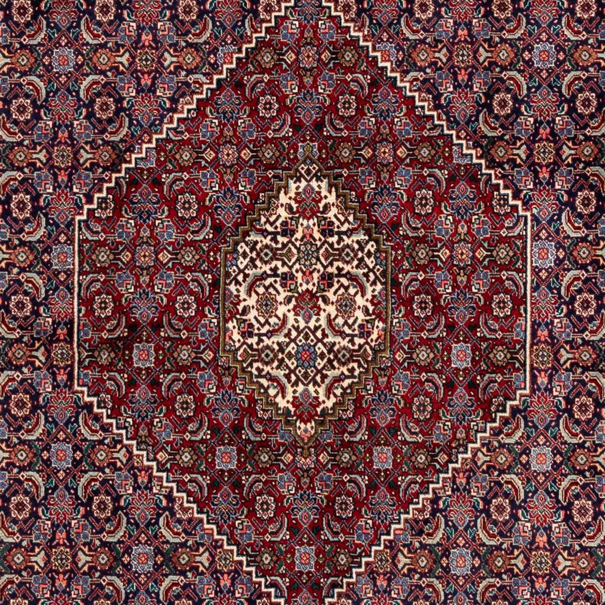 Persisk tæppe - Tabriz - Royal - 298 x 202 cm - mørkerød