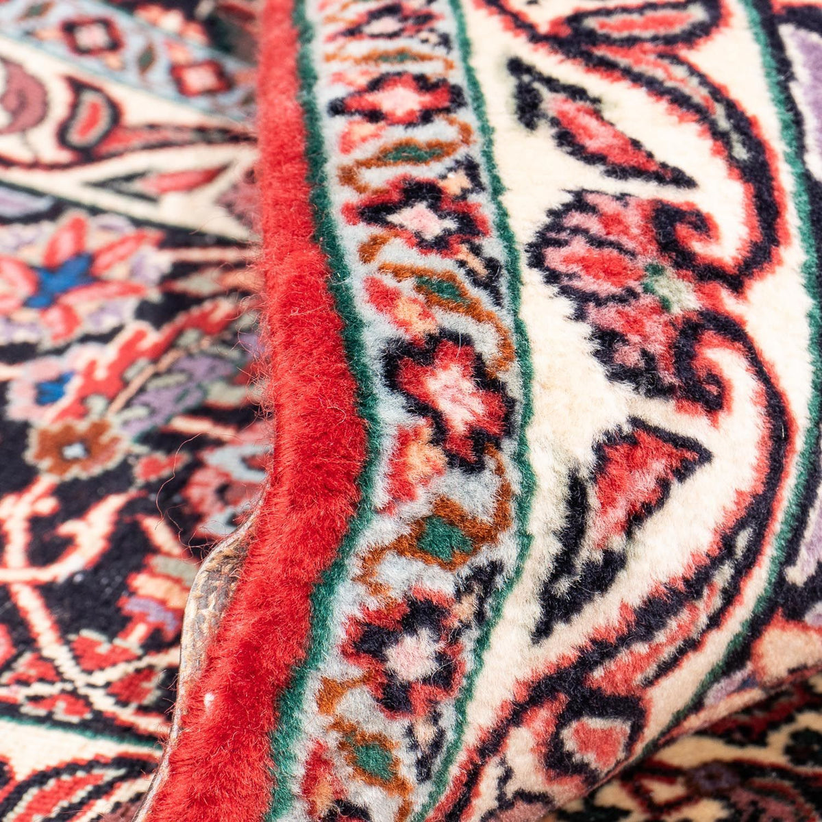 Persisk tæppe - Bijar - 350 x 254 cm - rød