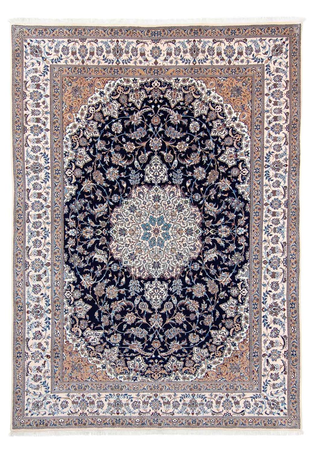 Persisk tæppe - Nain - Premium - 346 x 246 cm - beige