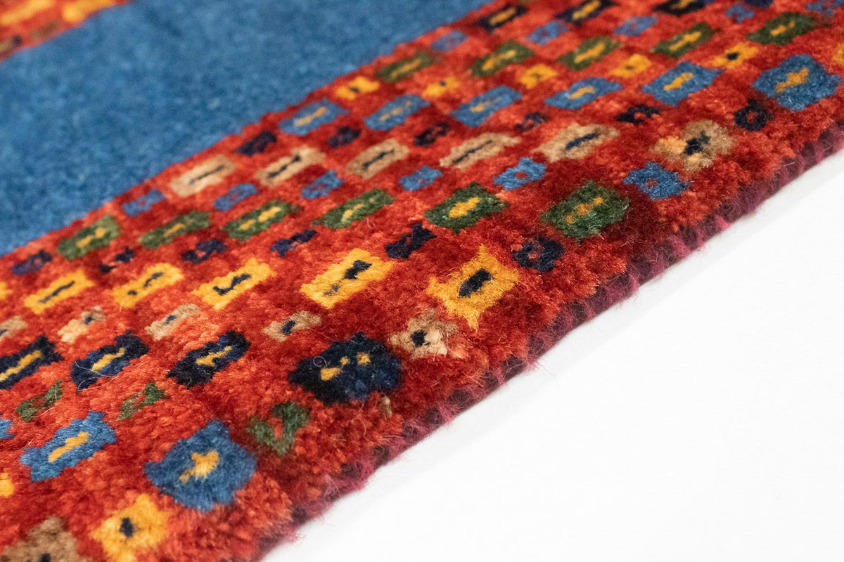 Gabbeh Tæppe - Loribaft Persisk - 157 x 104 cm - rød