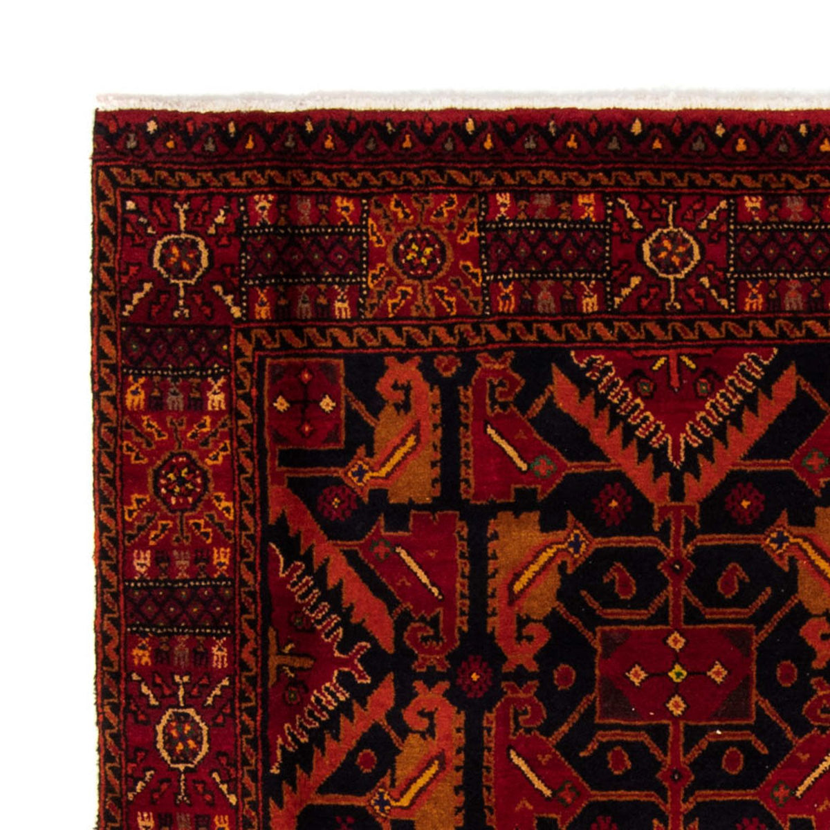 Baluch-tæppe - 203 x 130 cm - rød
