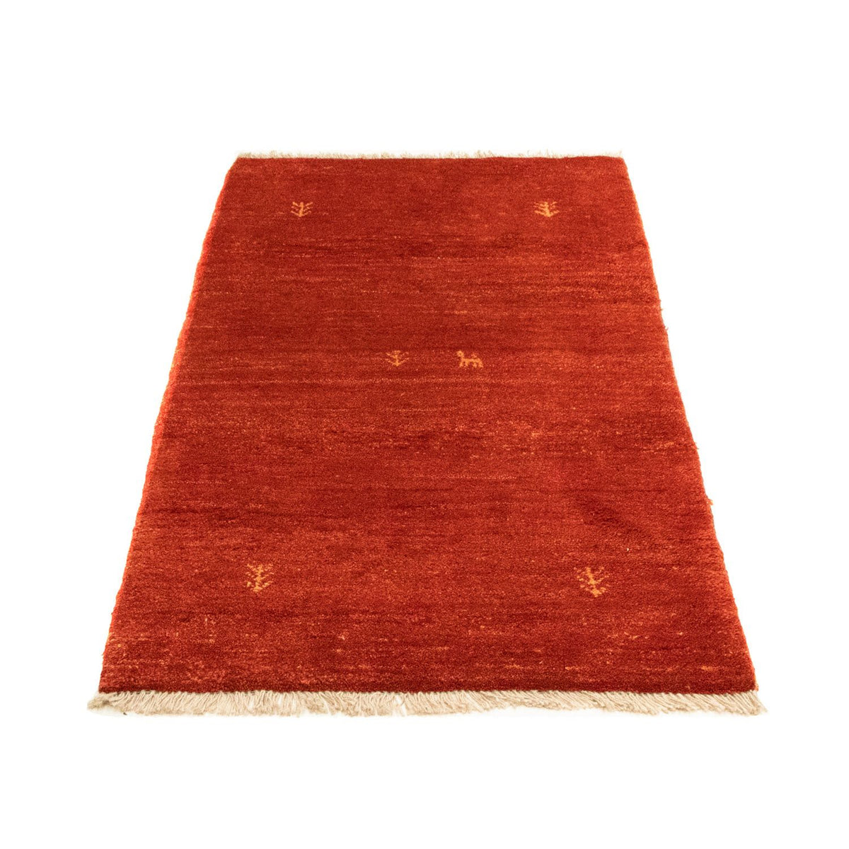 Gabbeh-tæppe - Persisk - 135 x 74 cm - rød