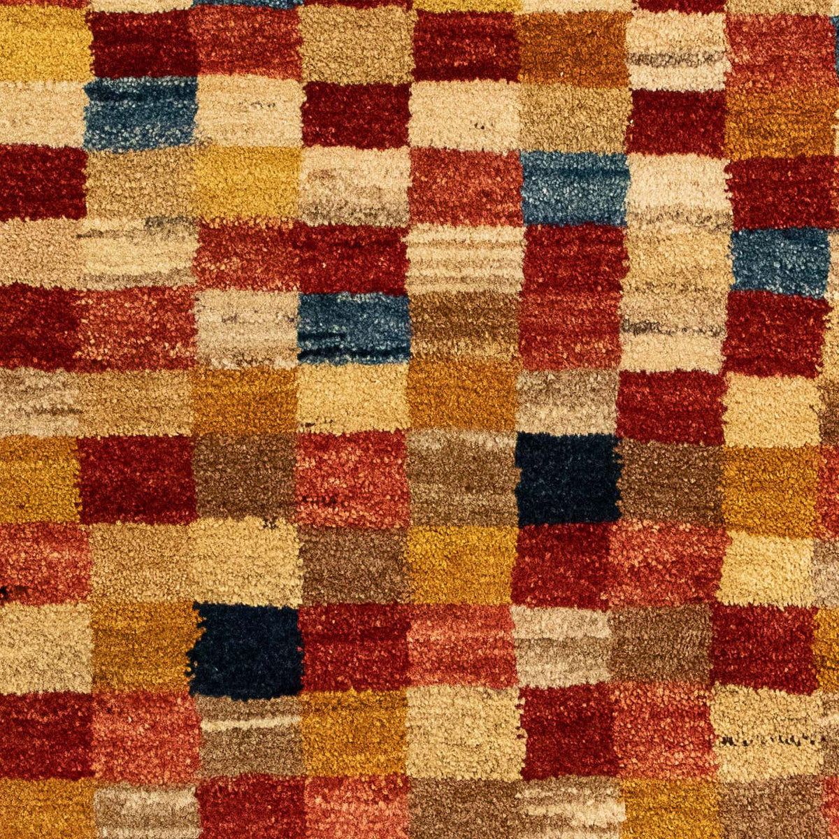 Gabbeh-tæppe - Persisk - 139 x 72 cm - mørkerød