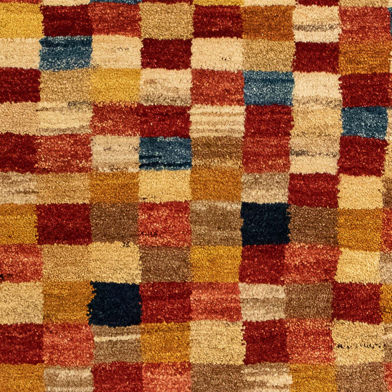 Gabbeh-tæppe - Persisk - 139 x 72 cm - mørkerød