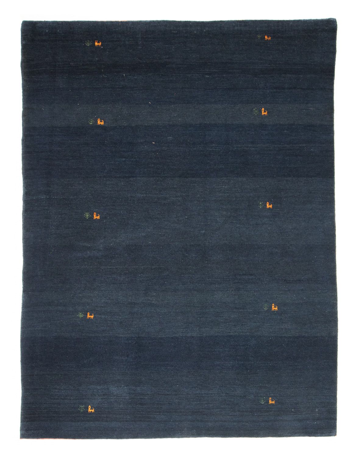Gabbeh-tæppe - Persisk - 227 x 175 cm - mørkeblå