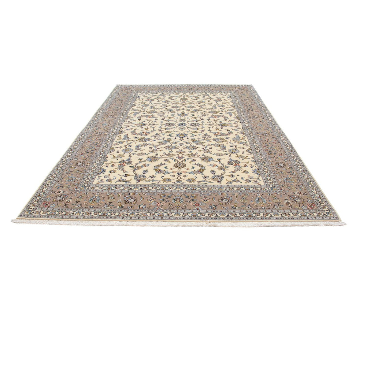 Persisk tæppe - Keshan - 295 x 200 cm - beige