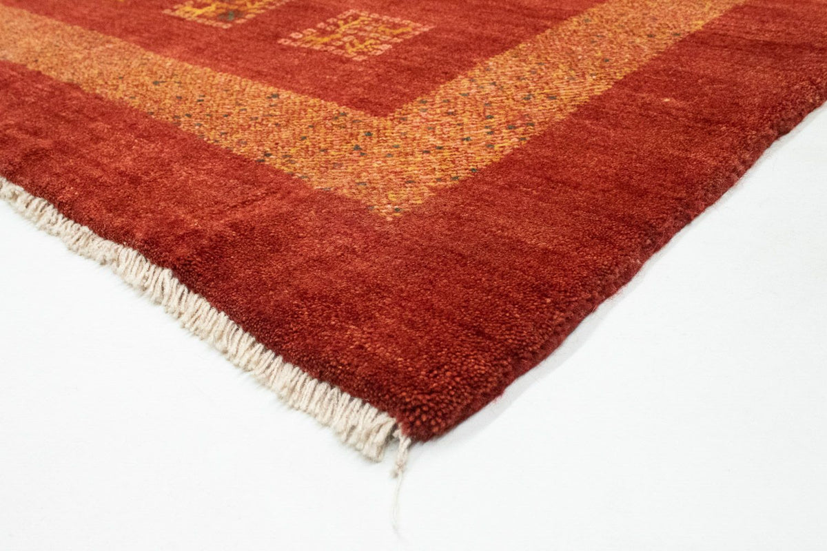 Gabbeh-tæppe - Persisk - 187 x 149 cm - rød