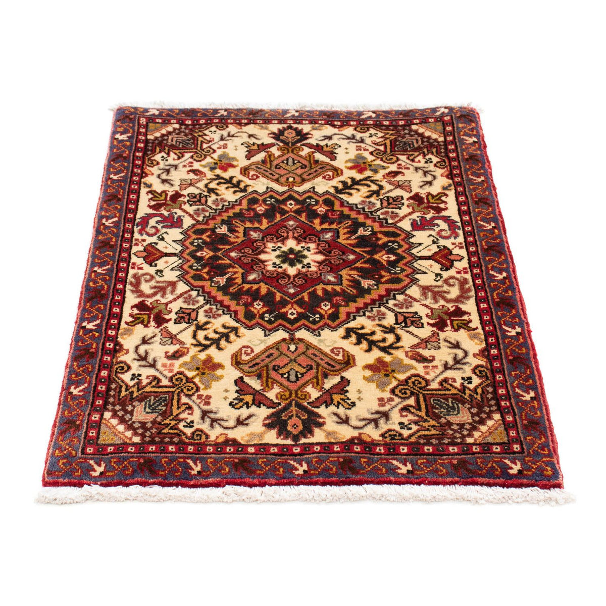 Persisk tæppe - Nomadisk - 95 x 68 cm - beige