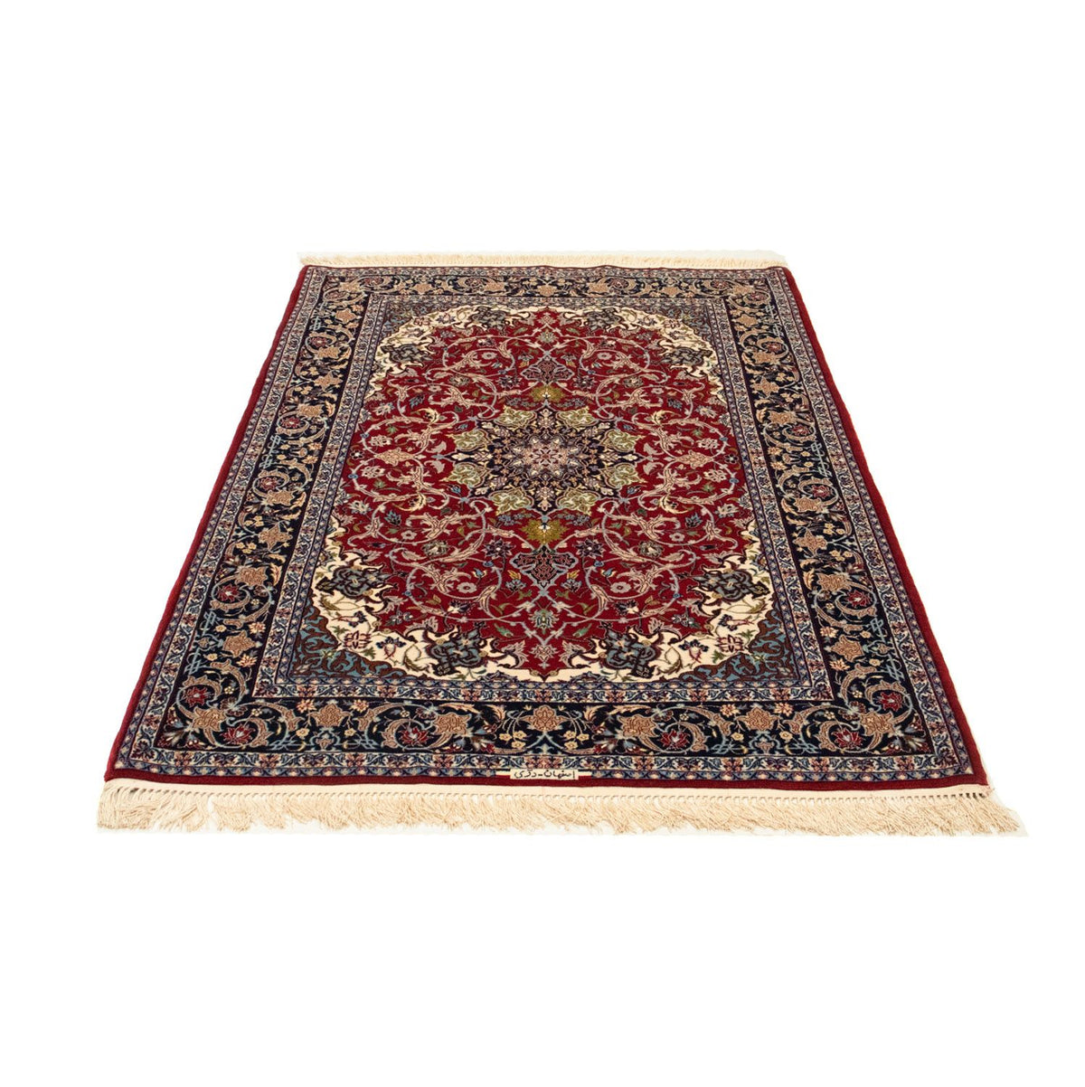 Persisk tæppe - Isfahan - Premium - 169 x 112 cm - rød