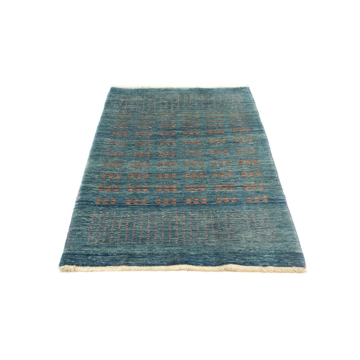 Løber Gabbeh Tæppe - Loribaft Persisk - 188 x 86 cm - blå