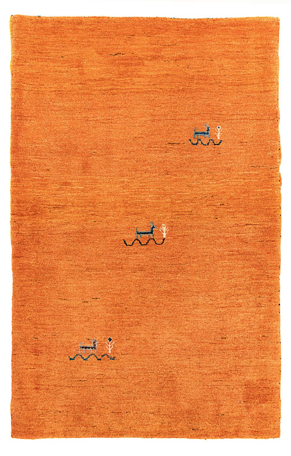 Gabbeh Tæppe - Loribaft Persisk - 130 x 80 cm - rust