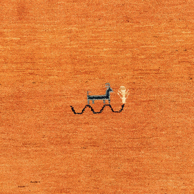 Gabbeh Tæppe - Loribaft Persisk - 130 x 80 cm - rust