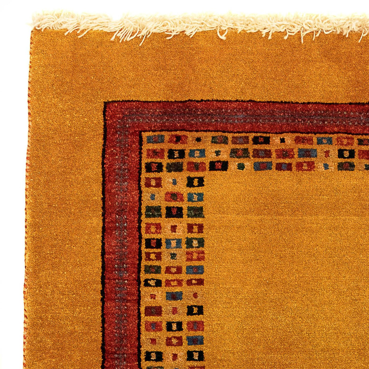 Gabbeh Tæppe - Loribaft Persisk - 118 x 84 cm - brun