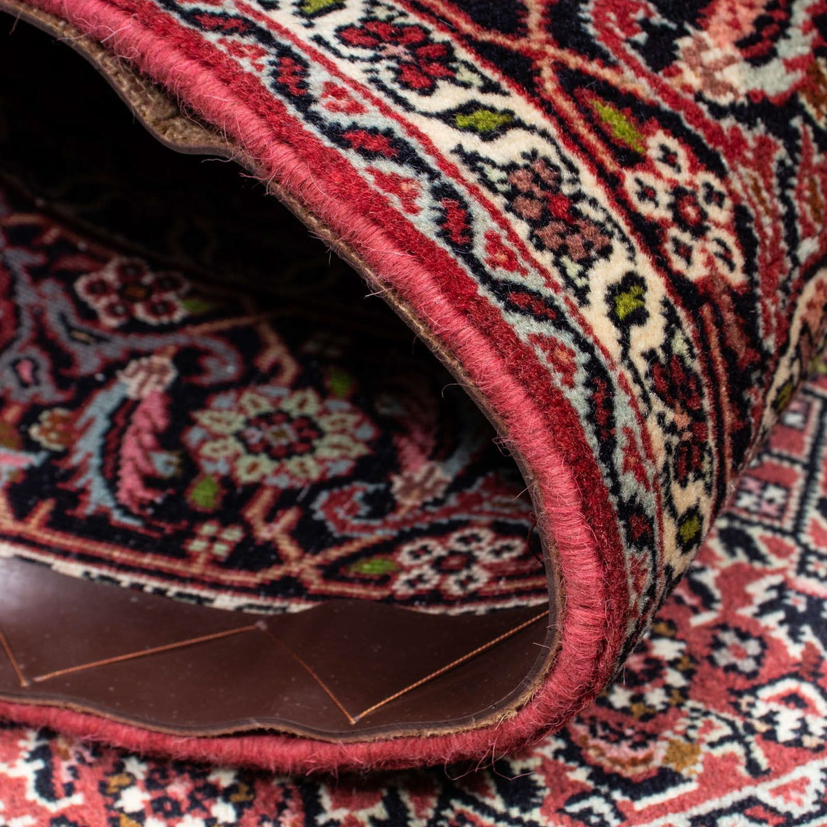 Persisk tæppe - Bijar - 208 x 139 cm - rød