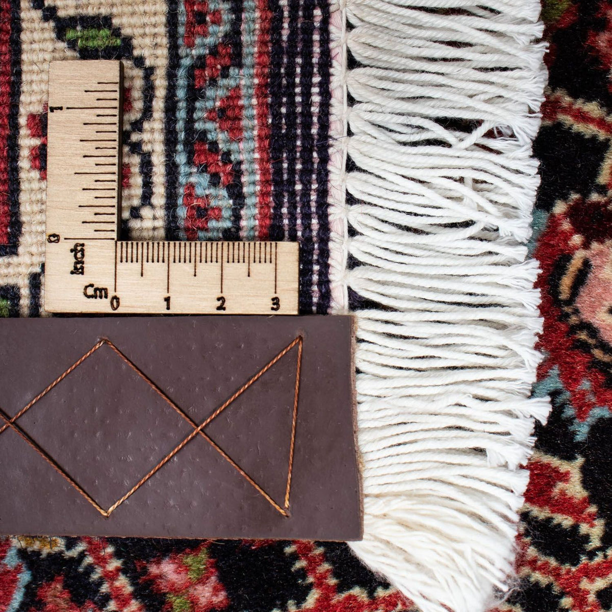 Persisk tæppe - Bijar - 200 x 141 cm - rød