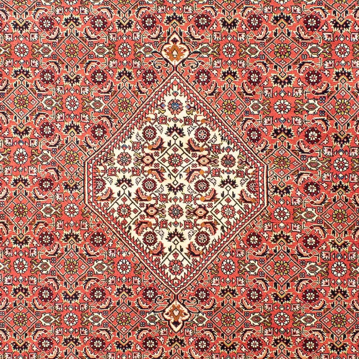 Persisk tæppe - Bijar - 252 x 173 cm - lysrød