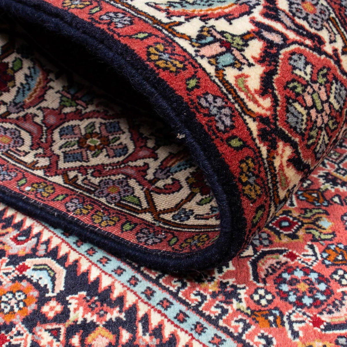 Persisk tæppe - Bijar - 220 x 135 cm - rød