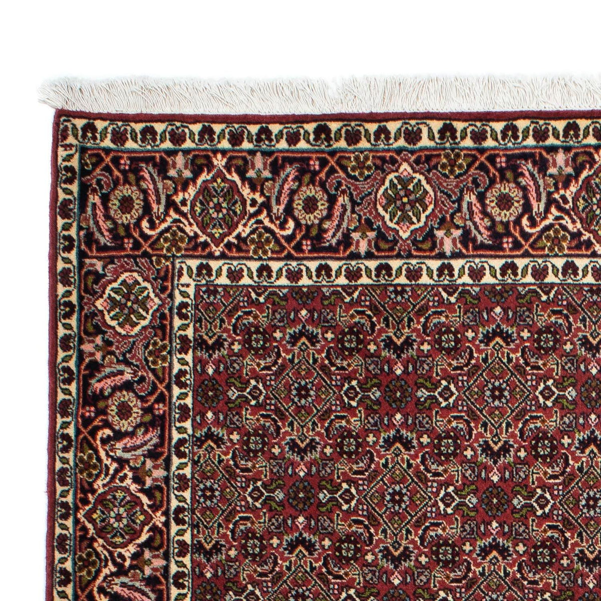 Persisk tæppe - Bijar - 205 x 141 cm - rød