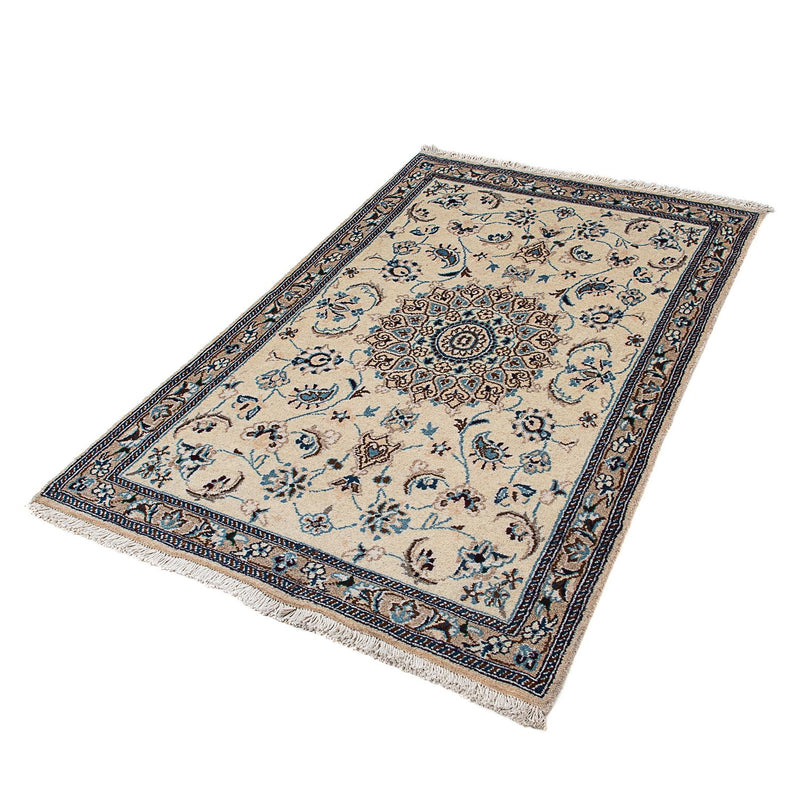 Persisk tæppe - Nain - 136 x 86 cm - beige