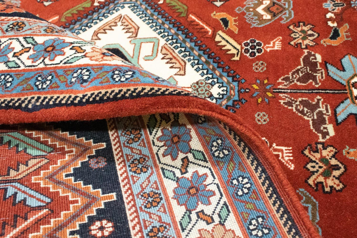 Persisk tæppe - Nomadisk - 152 x 112 cm - rød