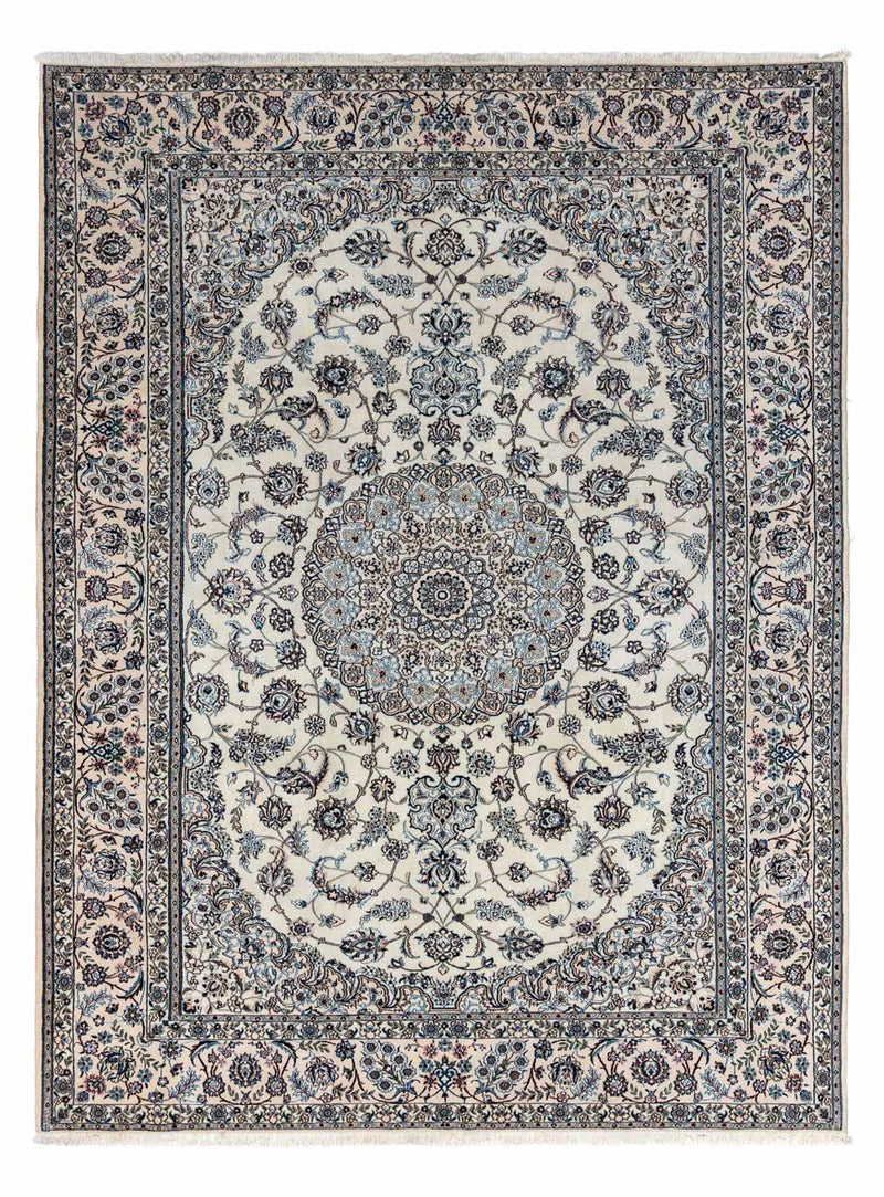 Persisk tæppe - Nain - Royal - 348 x 250 cm - sølv
