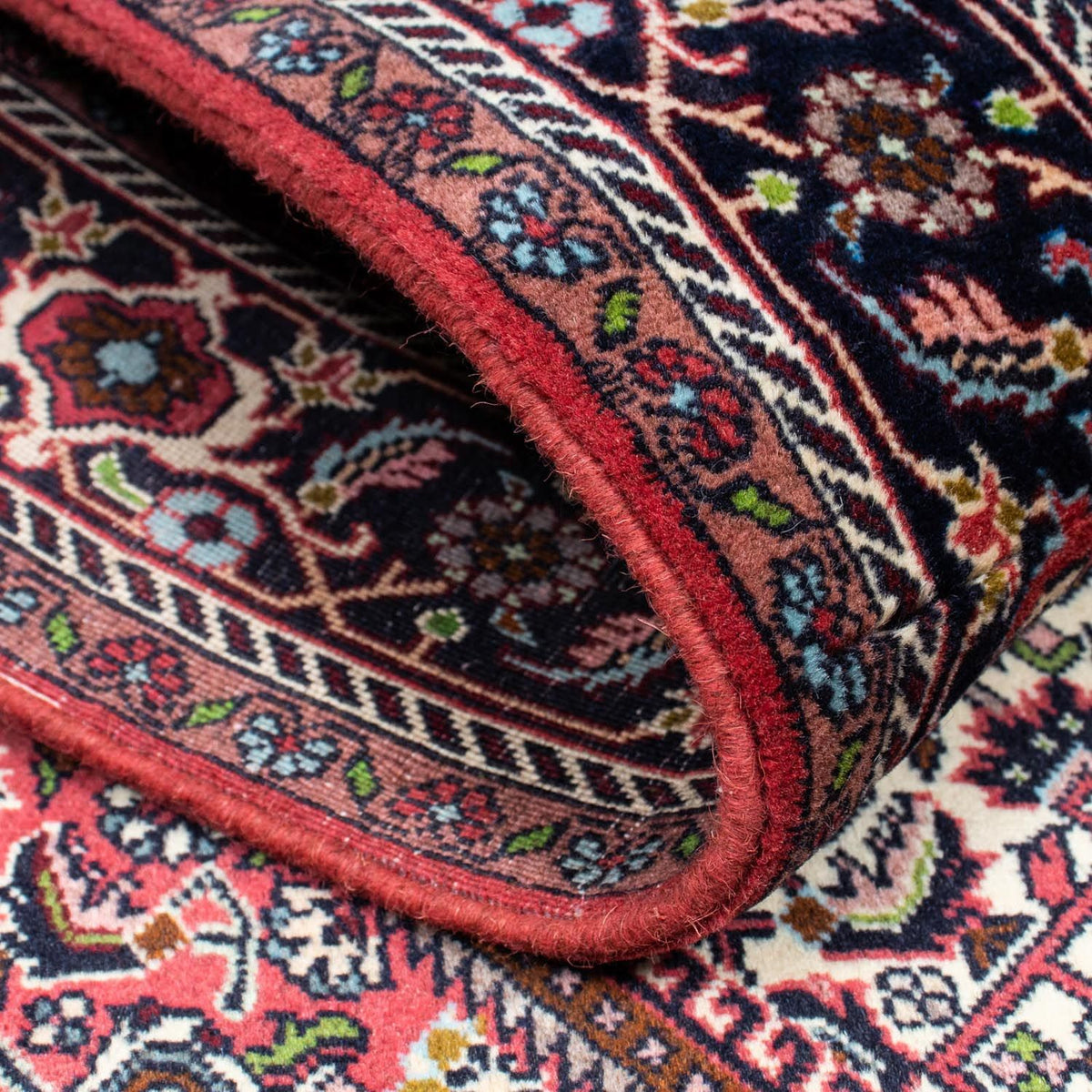 Persisk tæppe - Bijar - 218 x 148 cm - rød