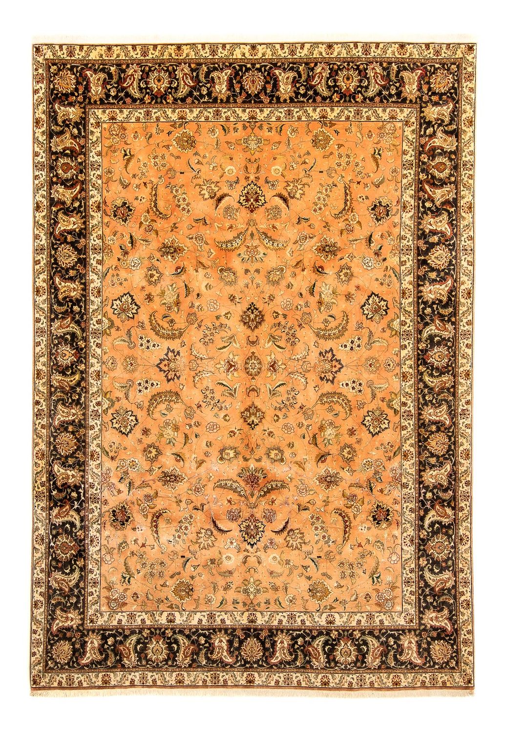 Persisk tæppe - Tabriz - Royal - 346 x 255 cm - lys brun