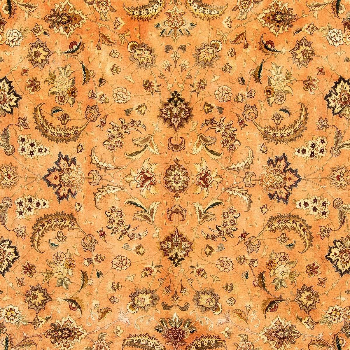 Persisk tæppe - Tabriz - Royal - 346 x 255 cm - lys brun