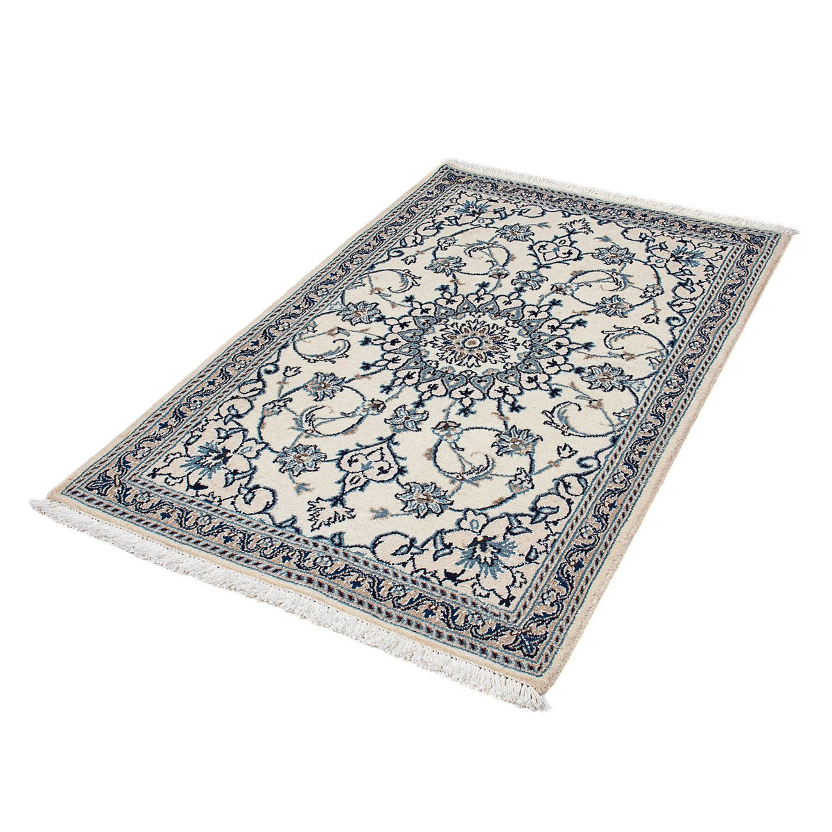 Persisk tæppe - Nain - 140 x 90 cm - beige