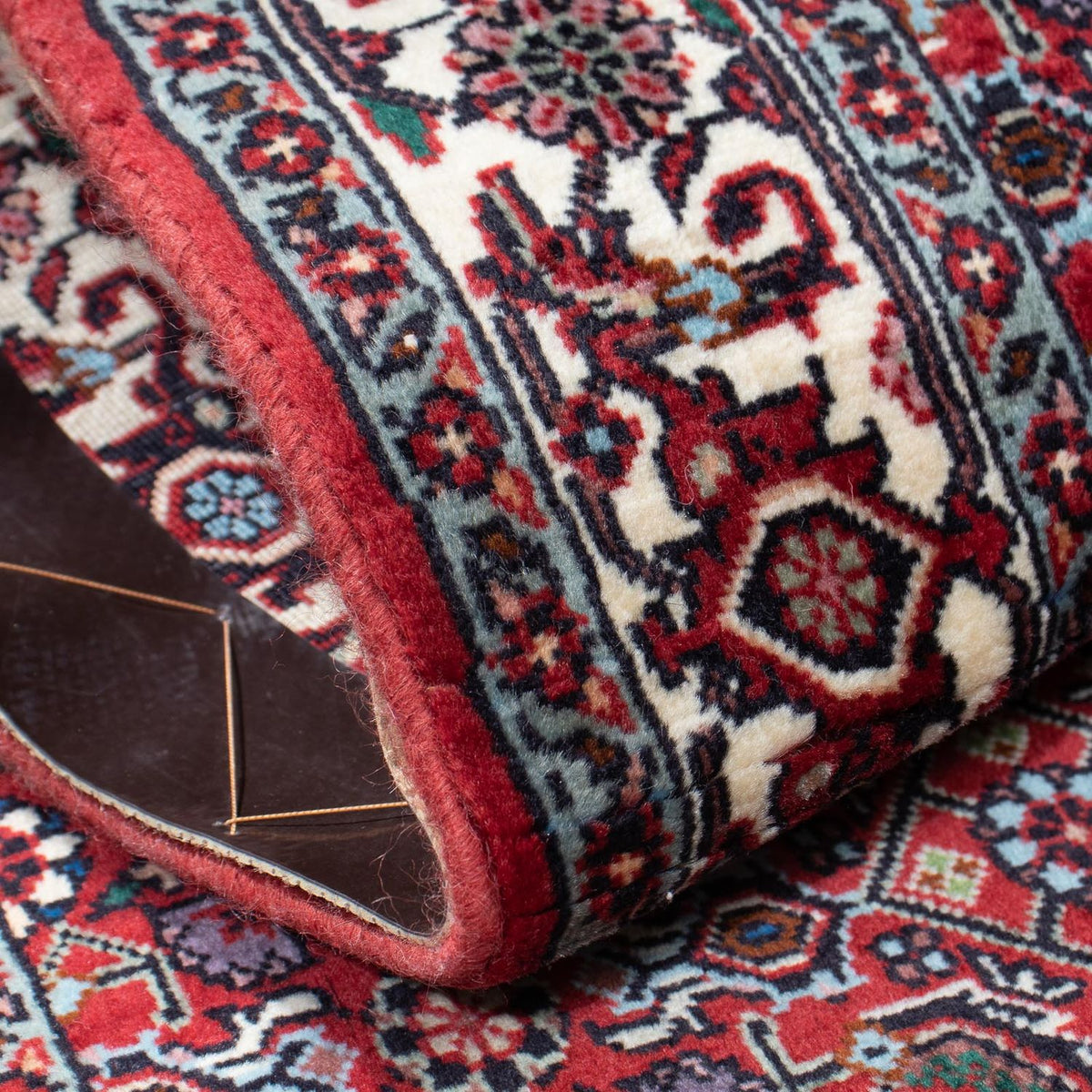 Løber Persisk tæppe - Bijar - 198 x 76 cm - rød