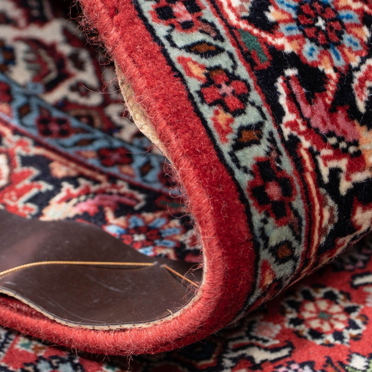 Løber Persisk tæppe - Bijar - 195 x 73 cm - rød