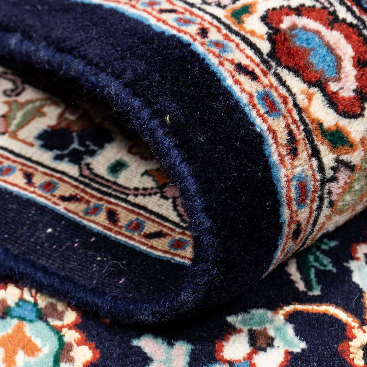 Persisk tæppe - Classic - 274 x 192 cm - mørkeblå