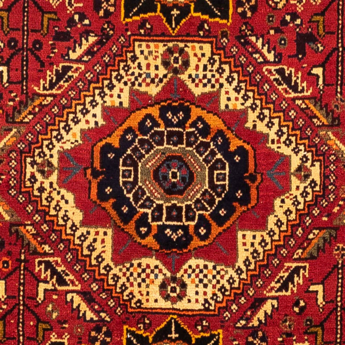 Persisk tæppe - Nomadisk - 285 x 173 cm - mørkerød