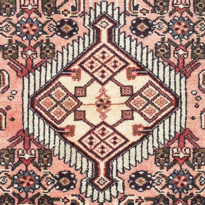 Persisk tæppe - Nomadisk - 121 x 80 cm - lysrød