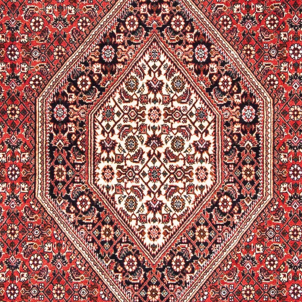 Persisk tæppe - Bijar - 181 x 110 cm - rød