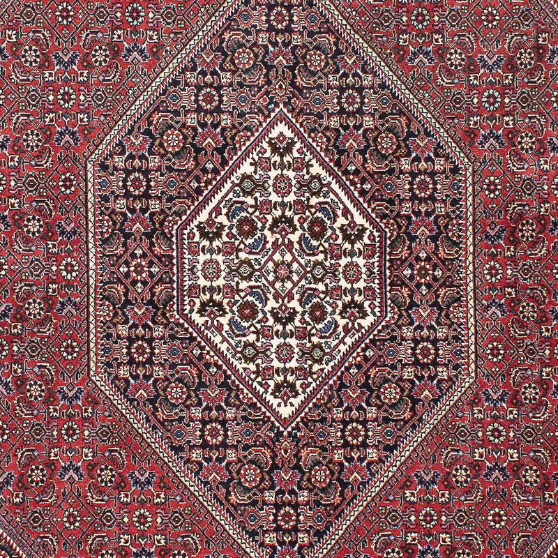 Persisk tæppe - Bijar - 215 x 148 cm - rød