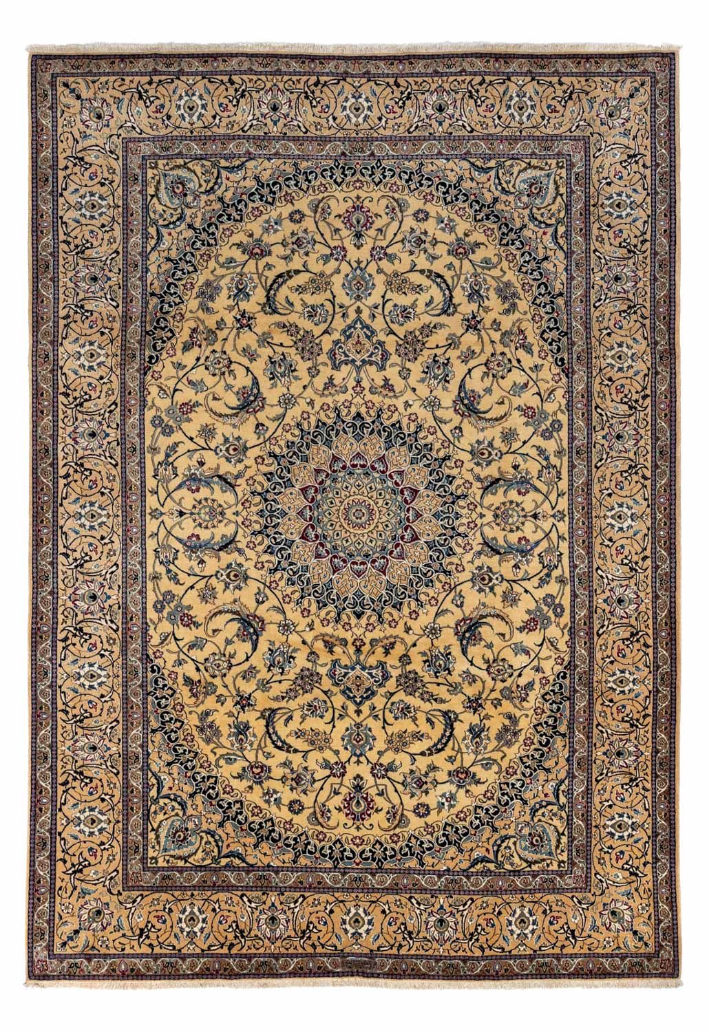 Persisk tæppe - Nain - Royal - 353 x 255 cm - mørk beige