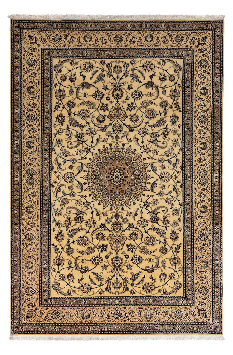 Persisk tæppe - Nain - Royal - 350 x 246 cm - mørk beige