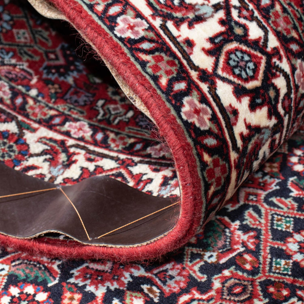 Løber Persisk tæppe - Bijar - 198 x 73 cm - rød