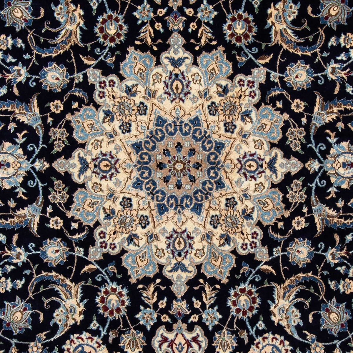 Persisk tæppe - Nain - Royal - 308 x 200 cm - sort