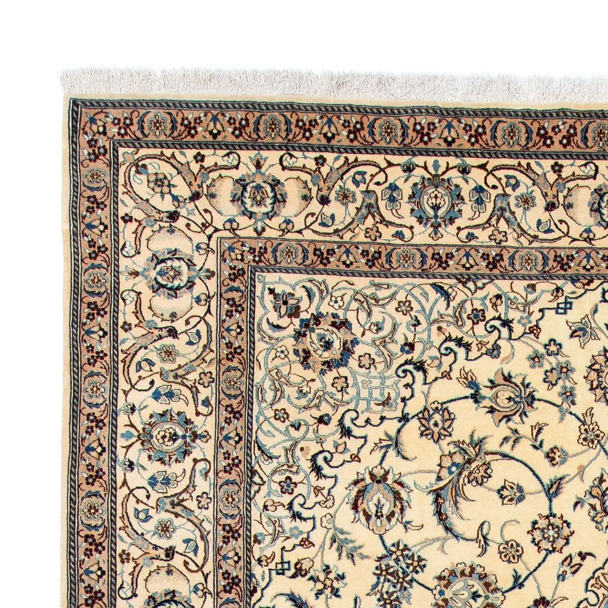Persisk tæppe - Nain - Royal - 312 x 205 cm - beige