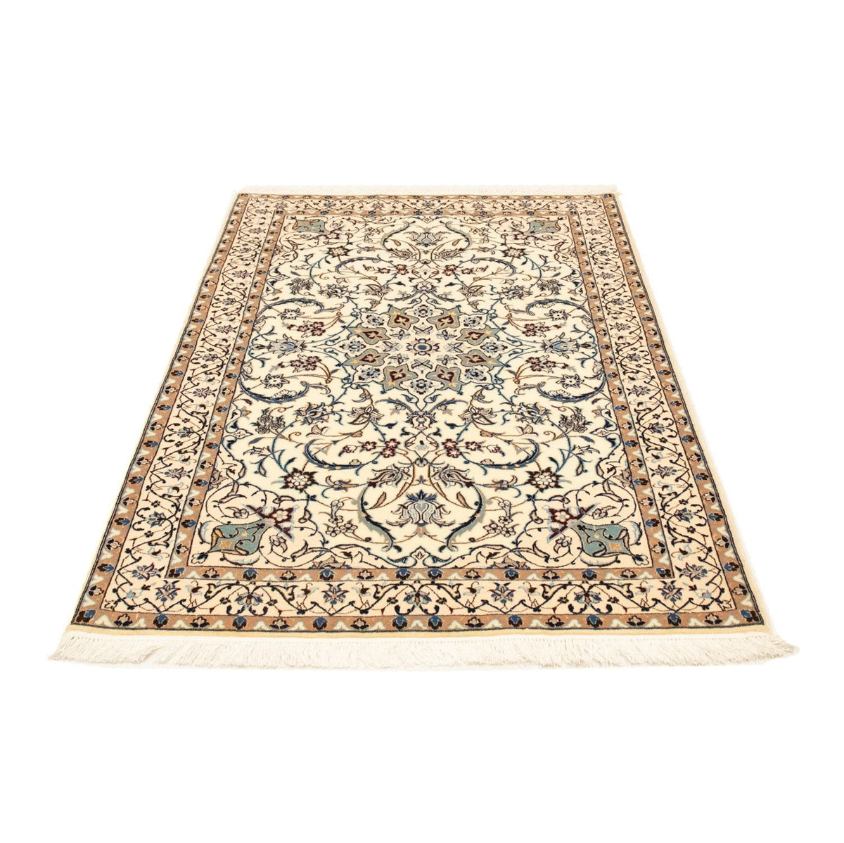 Persisk tæppe - Nain - Premium - 151 x 100 cm - beige